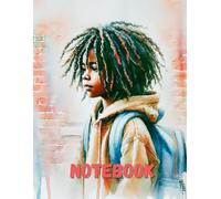 African American Boy Notebook: Large 8.5 x 11 Inches | Ideal for School, Writing & Journaling