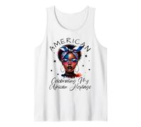 African American Celebrating My African Heritage Sunglasses Camiseta sin Mangas
