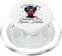 African American Celebrating My African Heritage Sunglasses PopSockets PopGrip para MagSafe