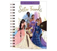 African American Expressions Planificadores con fecha 2026 - Agenda semanal y mensual de tapa dura que celebra la cultura e historia negras, 12 pestañas, encuadernación de doble alambre, cierre de