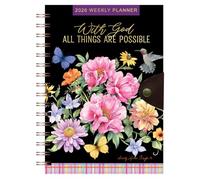 African American Expressions Planificadores con fecha 2026: agenda semanal y mensual de tapa dura que celebra la cultura e historia negras, 12 pestañas, encuadernación de doble alambre, cierre de