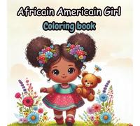 African American Girl Coloring Book for Kids: Fun & Creative Coloring Pages Featuring Cute Black Girl