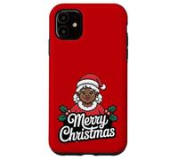 African American Mrs Claus Christmas Black Xmas Party Carcasa para iPhone 11