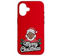 African American Mrs Claus Christmas Black Xmas Party Carcasa para iPhone 16