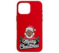 African American Mrs Claus Christmas Black Xmas Party Carcasa para iPhone 16 Pro MAX