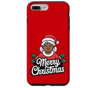 African American Mrs Claus Christmas Black Xmas Party Carcasa para iPhone 7 Plus/8 Plus