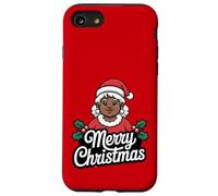 African American Mrs Claus Christmas Black Xmas Party Carcasa para iPhone SE (2020) / 7/8
