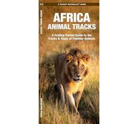 African Animal Tracks: A Folding Pocket Guide to the Tracks & Signs of Familiar Species (Pocket Naturalist Guide Series) [Idioma Inglés]