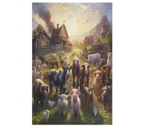 African Animals Rompecabezas De 1000 Piezas Para Adultos Niños Juego Intelelectual Puzzles Juegos Familiares 78×53cm
