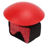 African Drum Finger Shaker | Sand Rattle Hammer Percussion Instrument | Handbell Accessories for Music/Rhythm/Performance | Lightweight & Sturdy (Roja)