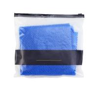 African Exfoliating Net Sponge, Long African Net Bath Sponge, Magic Exfoliating Bath Sponge, Back Scrubber for Shower, Scrubber Back Scrubber Skin Smoother, Great for Daily Use (Dark Blue)