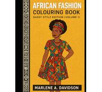 African Fashion Colouring Book (African Fashion Colouring Book Series)