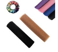 African Net Sponge, African Exfoliating Net Sponge Exfoliating Net Sponges Body Cloth Washcloth for Bath and Shower for Daily Use (black+brown)