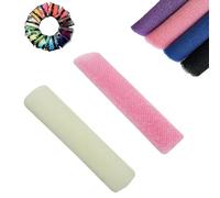 African Net Sponge, African Exfoliating Net Sponge Exfoliating Net Sponges Body Cloth Washcloth for Bath and Shower for Daily Use (white+pink)