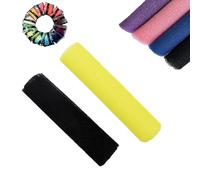 African Net Sponge, African Exfoliating Net Sponge Exfoliating Net Sponges Body Cloth Washcloth for Bath and Shower for Daily Use (black+yellow)