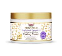 African Pride - Moisture Miracle - Crema para rizos, de aceite de manteca de karité y de linaza, hidrata y define