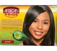 African Pride Olive Miracle Deep Conditioner Anti-Breakage Relaxer Kit Super