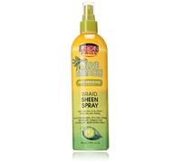African Pride Olive Miracle Braid - Spray brillante con fórmula original, 355 ml