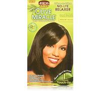 African Pride Olive Miracle Deep Conditioning 1Touch Up Relaxer Kit Regular