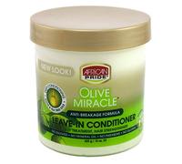 African Pride Olive Miracle Leave-In Conditioner 15oz Jar (2 Pack) by African Pride
