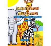 African Safari Coloring Book: Fun and Easy Coloring Pages for Kids Ages 4-8