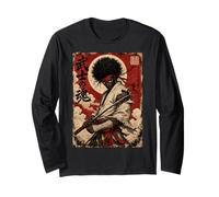 African Samurai Japanese Warrior Anime Katana Ronin Manga Larga