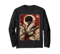 African Samurai Japanese Warrior Anime Katana Ronin Manga Larga