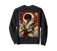 African Samurai Japanese Warrior Anime Katana Ronin Sudadera