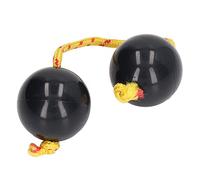 African Shaker Rattle | Crisp Sound Sand Balls for Rhythm/Percussion/Music Education | Lightweight Hand Percussion with Sturdy Rope