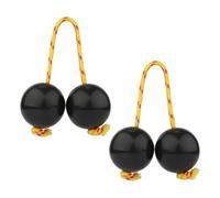 African Sonajero Shaker, Rhythmic Ball Kashaka Instrument | Afrikanischer Shaker Rattle Musical Instrument - 2 pares de ABS - Doble calabaza - Pelota de ritmia - Instrumentos de percusión de mano para