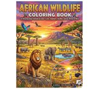 African wildlife: Coloring book