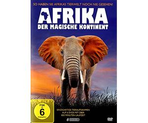 Afrika der magische Kontinent - 7 Dokumentations-Filme - Doku über Tiere + Natur - Die Tierwelt Afrikas [DVD]