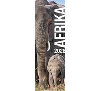 Afrika Vertikal Kalender 2026: Vertikaler Panorama-Kalender im schlanken Hochformat (33x100 cm) | Tiere und Landschaft in Afrika