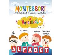 Afrikaans Alfabet Naspoorboek: Handskrifoefening met die Alfabet, Montessori Voorskool Werkboek (3-5 Jaar): Leer om letters te skryf: Groot- en ... bladsye + Diploma-sertifikaat ingesluit