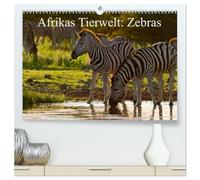 Afrikas Tierwelt: Zebras (hochwertiger Premium Wandkalender 2026 DIN A2 quer), Kunstdruck in Hochglanz: Afrikas wilde "Pferde" , charismatisch, anmutig, wunderschön