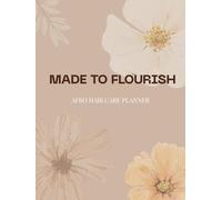 Afro Hair Care Planner: Natural Hair Routine for Curly, Coily Hair - Track Progress, Build Consistency