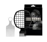 Afro Hair Pick Comb | Black Women Hairstyle Detangling Tool - Afro Hair Styling Comb | for Home Apartment College Dorm Travel Hairdressing Barbershop Beauty Salon