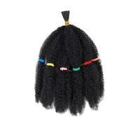 Afro Kinky Twist Hair 6 paquetes preestirados 12 pulgadas Spring Twist trenzas de ganchillo naturales pelucas trenzadas sintéticas Wear and Go(1B#)
