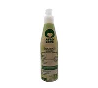 Afro Love Champú de limpieza profunda sin siliconas, sulfatos y parabenos para cabello rizado 290 ml, con menta, eucalipto y romero
