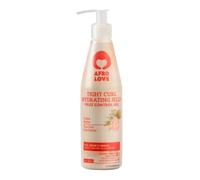 Afro Love Tight Curl Hydrating Jelly - Gel anti-encrespamiento para pelo rizado con linaza y Manteca de karité sin alcohol, parabenos o siliconas 290ml
