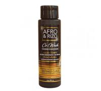 Afro & Rizo - Co-Wash 473 ml | Hidratante y Nutritivo | Manteca de Cacao y Karité | Acondicionador Limpiador para Cabello Afro, Rizado y Ondulado | Libre de Sulfatos y Parabenos, Crema, Paquete de 1
