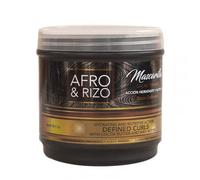 Afro & Rizo Mascarilla Capilar 453g - Tratamiento capilar hidratante de acondicionamiento profundo, sin sulfatos, parabenos, ni aceites minerales, para cabellos afro, rizados, ondulados y dañados