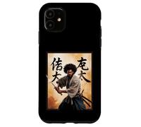 Afro Samurai Warrior with Katana Bold Powerful Art Mujeres Hombres Carcasa para iPhone 11