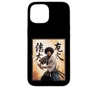 Afro Samurai Warrior with Katana Bold Powerful Art Mujeres Hombres Carcasa para iPhone 15