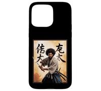 Afro Samurai Warrior with Katana Bold Powerful Art Mujeres Hombres Carcasa para iPhone 15 Pro MAX
