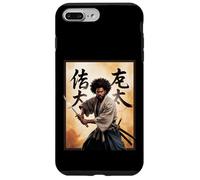 Afro Samurai Warrior with Katana Bold Powerful Art Mujeres Hombres Carcasa para iPhone 7 Plus/8 Plus