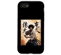 Afro Samurai Warrior with Katana Bold Powerful Art Mujeres Hombres Carcasa para iPhone SE (2020) / 7/8