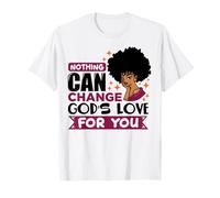 Afroamericano Negro Chica mágica melanina Mujer Sista Reina Camiseta