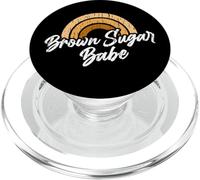 Afroamericano Negro Melanin Piel Marrón Azúcar Nena PopSockets PopGrip para MagSafe