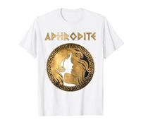 Afrodita Diosa Griega de la Belleza y el Amor Camiseta, Hombre, Blanco, XXL